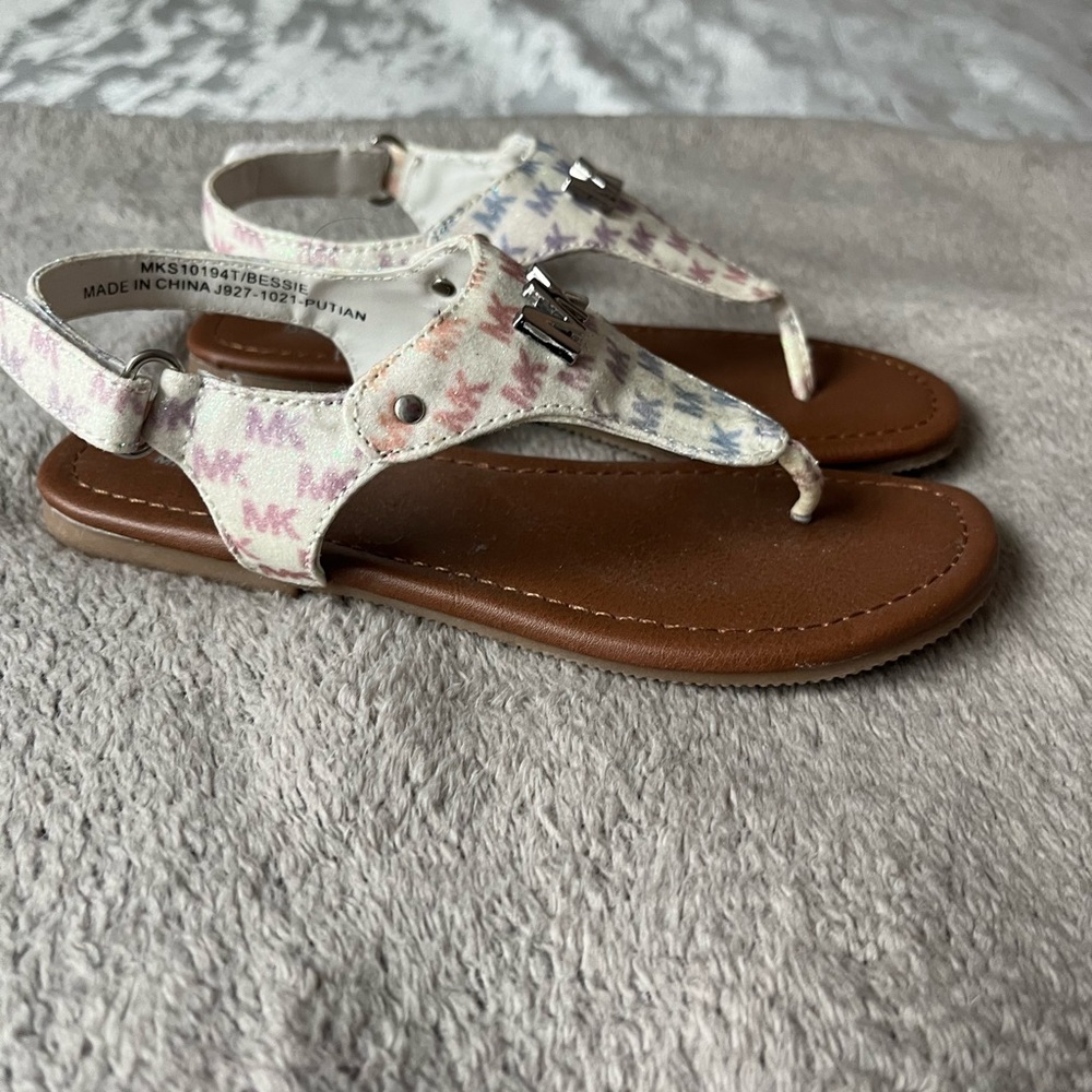 Toddler girls size 12 Michael Kors sandals